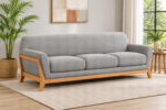 Vaughn Fabric Upholstered Flared Arm Sofa