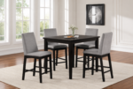 Preston – Pub Stool Dining – Gray With Dark Charcoal