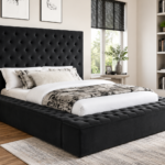Elegante King Upholstered Platform Bed with Storage (154243/154244/154241/154242)