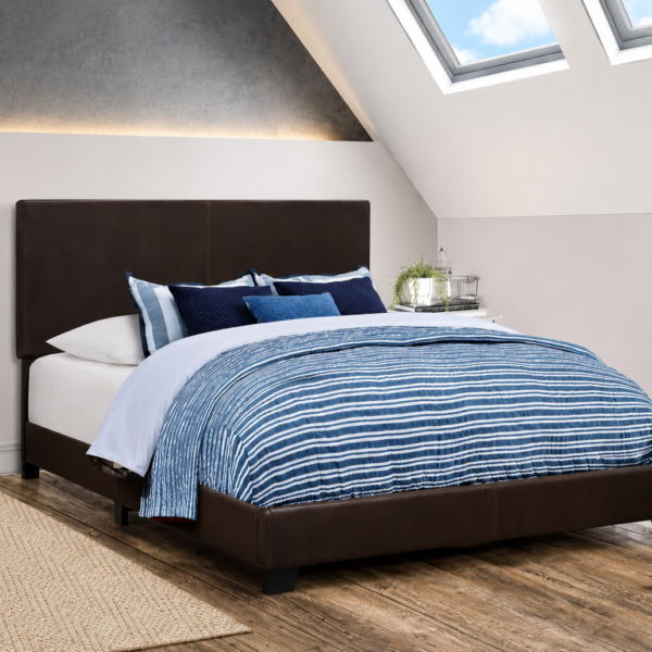 Dorian Faux Leather Upholstered Bed