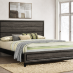 Watson Wood Panel Bed Grey Oak