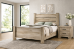 Oakglen 55-inch Panel Bed Weathered Oak