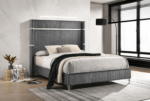 Lucia 61-inch Upholstered Wingback Bed