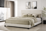 Dorian Fabric Upholstered Panel Bed