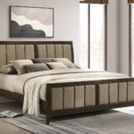 Wilkes 51-inch Upholstered Bed Dark Cocoa