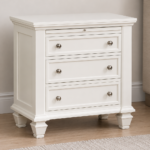 Sandy Beach 3-Drawer Nightstand (201302)