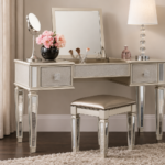 Generation Trade Juliet 176000 Vanity/Stool Set - Silver