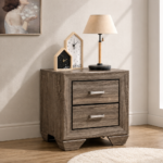 Kauffman 2-drawer Nightstand Brown