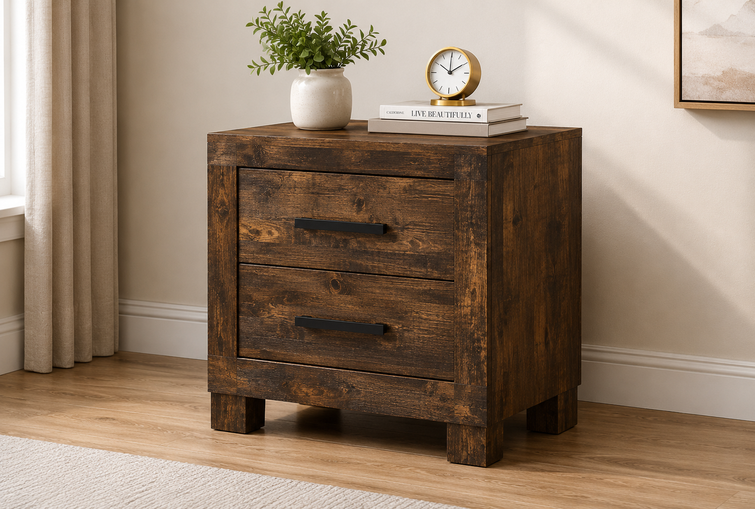 ChatGPT Image Jul 8, 2026, 12_42_47 AM Woodmont 2-Drawer Nightstand (222632) - Image 1