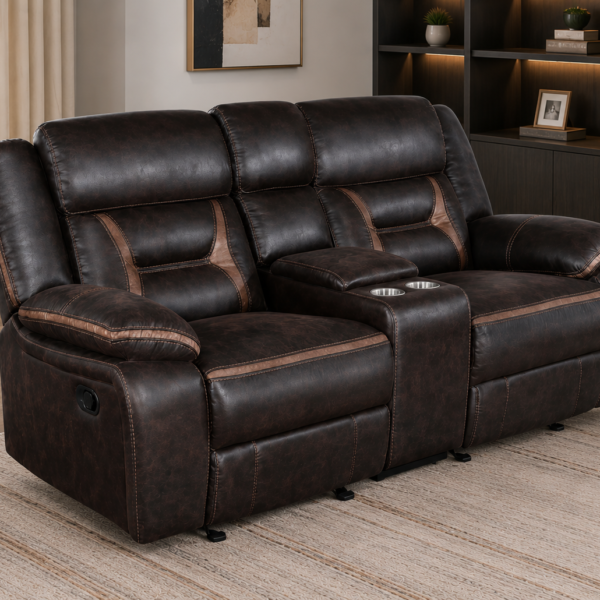Coaster Furniture Greer 651355 Upholstered Motion Reclining Loveseat -