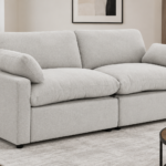 Coaster Furniture Collins 609562P Modular Power Loveseat - Grey