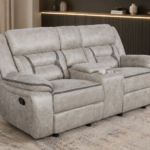 Coaster Furniture Gilson 602552 Chenille Upholstered Reclining Lovesea