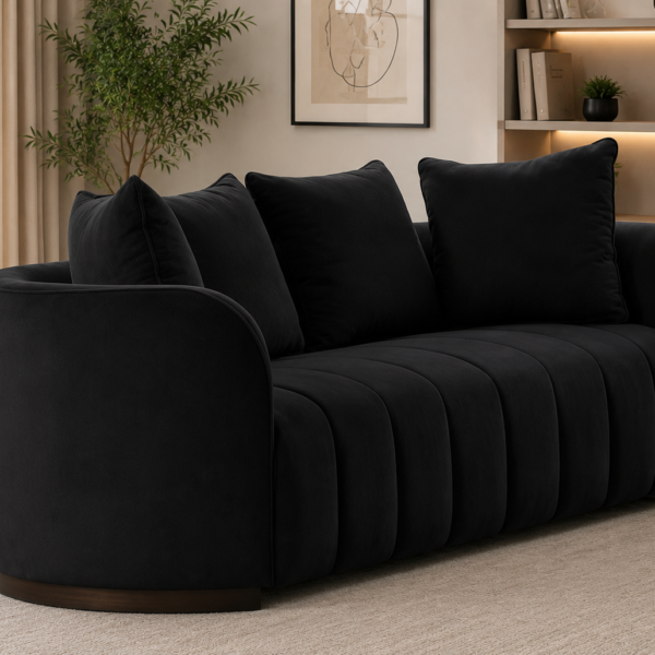 Generation Trade Vogue 503221 Loveseat - Black
