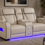 Generation Trade Titan 668091 Power Console Loveseat - Grey