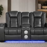 Generation Trade Journey 602091 Grey Power Loveseat Console - Grey