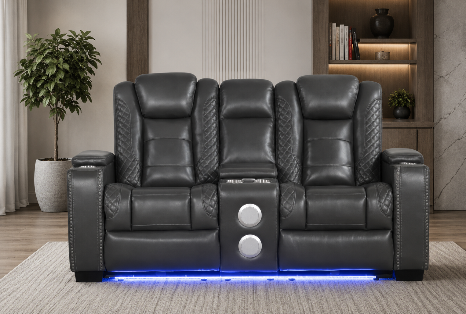 ChatGPT Image Jul 9, 2026, 03_46_54 AM Generation Trade Journey 602091 Grey Power Loveseat Console - Grey - Image 1