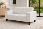 Deerhurst Upholstered Track Arm Tufted Loveseat
