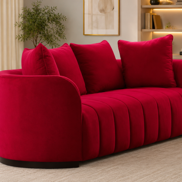 Generation Trade Vogue 503421 Loveseat - Red