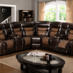 Starwood Power Reclining Leather Air Sectional