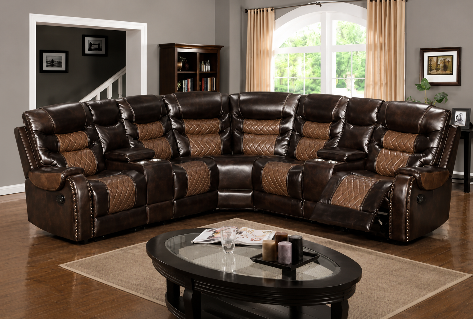 ChatGPT Image Jul 9, 2026, 04_16_42 AM Starwood Power Reclining Leather Air Sectional - Image 1