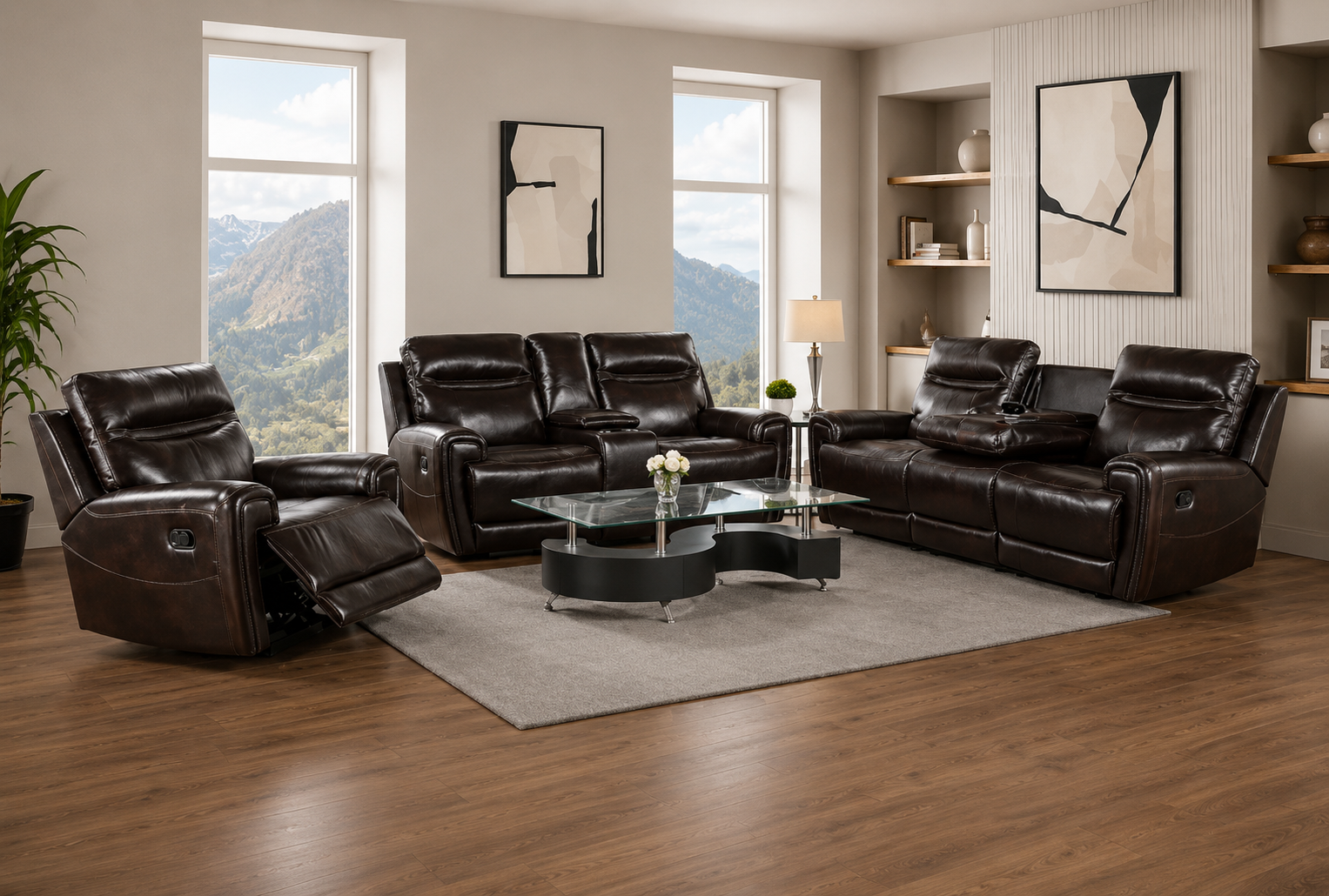 ChatGPT Image Jul 9, 2026, 04_18_14 AM Admiral Power Reclining Leather 3-Pcs Set Black - Image 1
