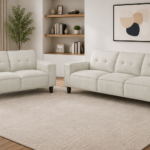 Deerhurst 2-piece Upholstered Track Arm Sofa Set