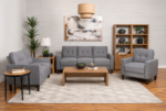 Bowen 3-piece Upholstered Track Arm Tufted Sofa Set