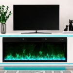 Cybele TV Stand w/Fireplace