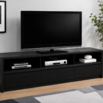 Rutland 78-inch 3-drawer TV Stand Media Console Black