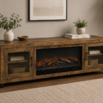 Coaster Furniture Havering 722873 71-inch TV Stand Fireplace Media Con