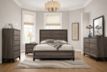 Watson Wooden Bedroom Set Grey Oak