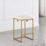 Nadia Upholstered Backless Counter Stool Beige (Set of 2)