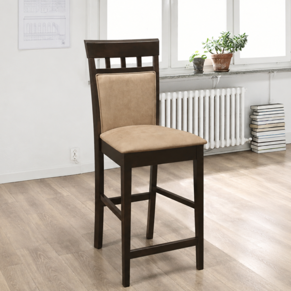 Gabriel Closed Back Counter Chair Dark Brown (Set of 2)