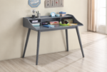 Percy 45-inch 4-compartment Writing Desk Grey
