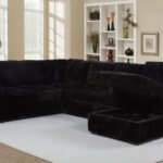 Black Sleeper Couch - Devonshire Sleeper Sectional Sofa