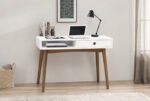 Bradenton 39-inch 1-drawer Wood Writing Desk White
