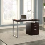 Brennan 47-inch 3-drawer Office Computer Desk Dark Brown
