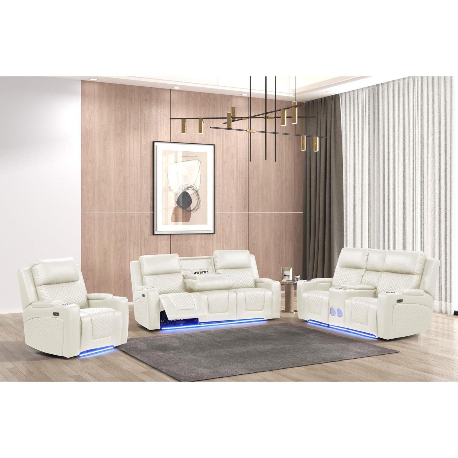 Generation Trade Boss 697191 Loveseat Power - White