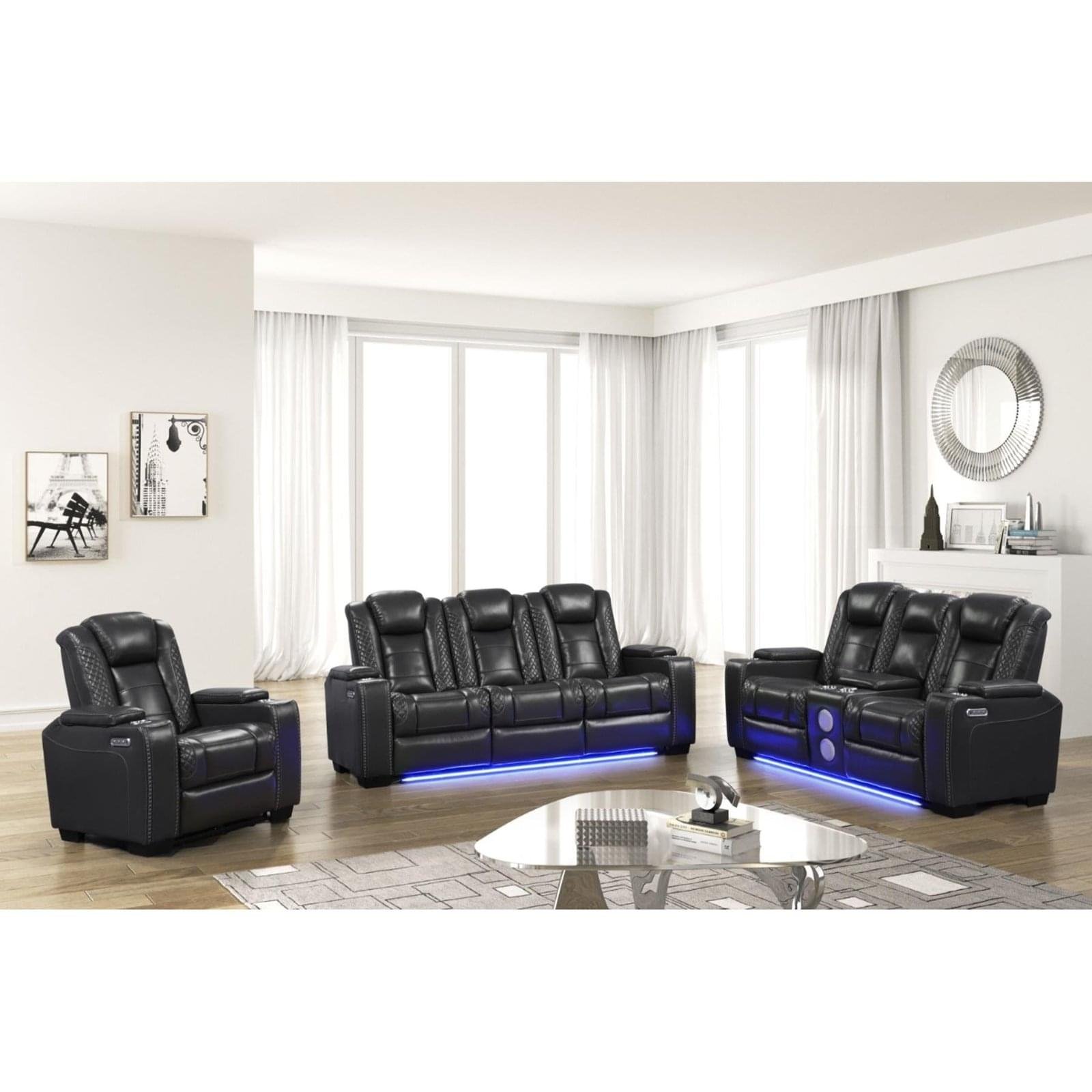 Generation Trade Journey 602291 Power Loveseat Console - Black