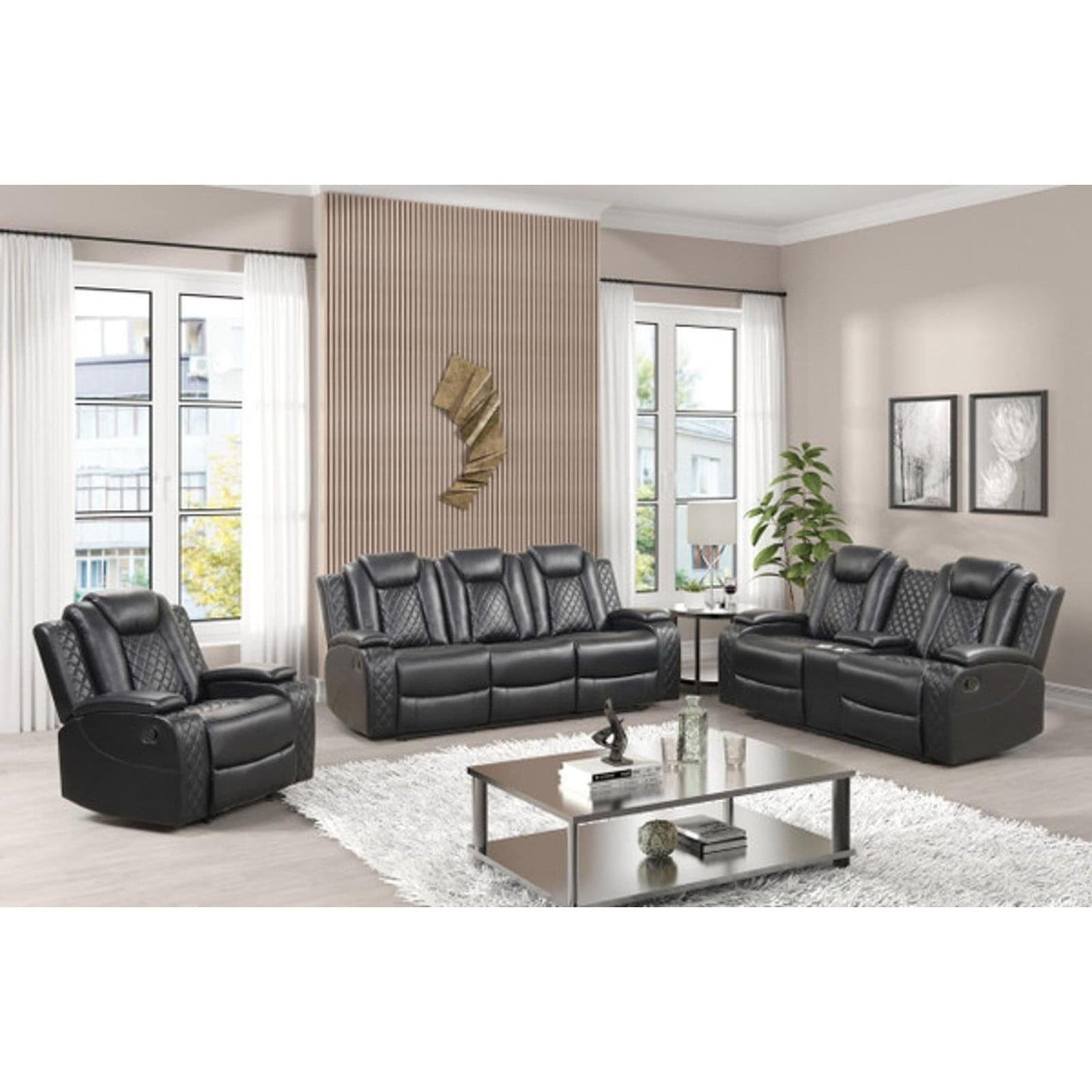 Generation Trade Moonshadow 659221 Loveseat - Black