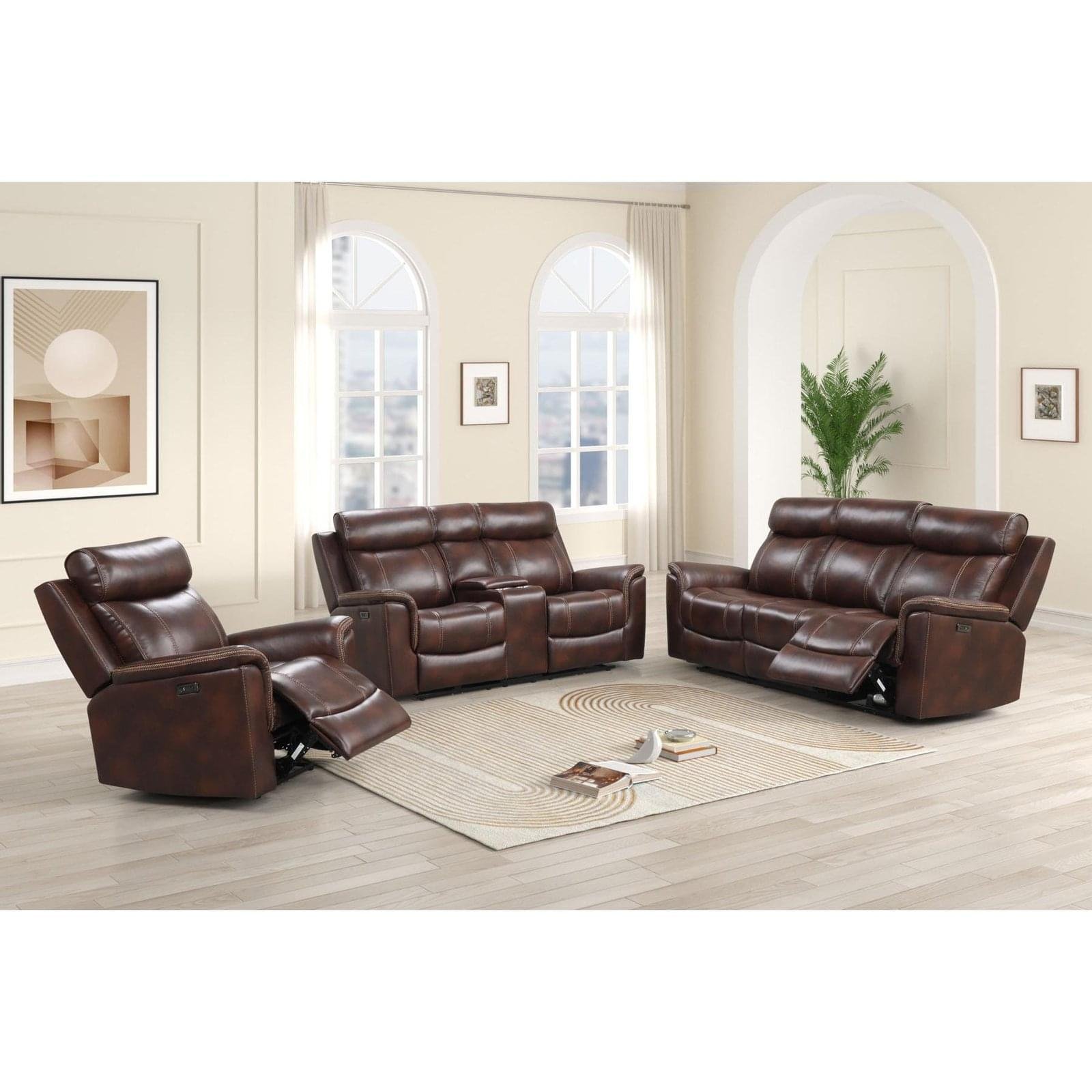 Generation Trade Verona 676391 Loveseat - Brown Generation Trade Verona 676391 Loveseat - Brown